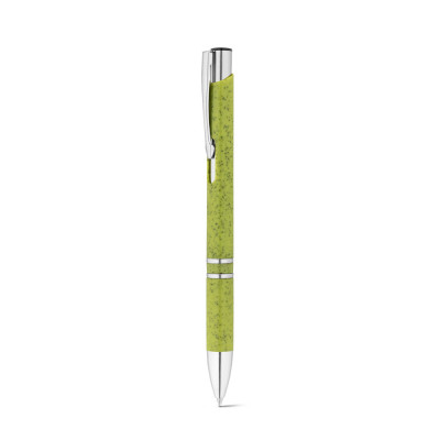 BETA WHEAT. Straw fibre and ABS ball pen with clip